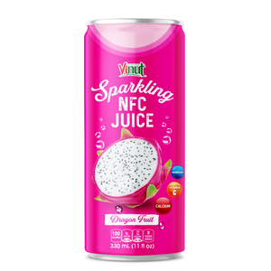 เครื่องดื่มน้ำผลไม้มังกรแดงอัดลม330มล. เครื่องดื่มอัดลมฉลากส่วนตัวจากเวียดนาม - Product Image 1