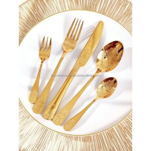 Ensemble de couverts en métal de qualité supérieure avec un design élégant idéal pour les dîners formels, les banquets et les fêtes à la maison - Product Image 1