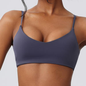 Conjunto de Sujetador Deportivo Ecológico con Efecto Push-Up para Mujer, Espalda Sexy, para Yoga, Running, Fitness, Top Acolchado de Algodón con Forro de Spandex, Tallas Grandes - Product Image 5