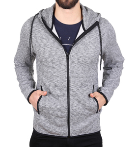 Sudadera con Capucha para Hombre, Color Gris Verde, Manga Raglán, Felpa, Diseño Casual con Bolsillos, Corte Regular, para Otoño - Product Image 4