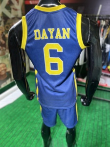 Uniformes de Baloncesto al por Mayor para Hombre y Mujer, Tallas Grandes, Transpirables, de Secado Rápido, Conjunto de Jersey Deportivo, Diseño de Color Personalizado, Impresión Sublimada - Product Image 3