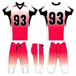 Uniformes de Fútbol Americano Personalizados Unisex Más Vendidos para Jóvenes y Adultos con Impresión de Nombre y Número del Equipo Personalizados - Product Image 1