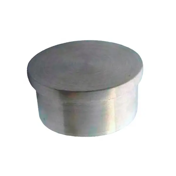 Aluminium-End kappe 1 "1,5" 2 "Rundrohrpfosten-Endkappen-Rohr flansche