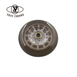 Roues de patins à roulettes en PU de 100 mm pour l'extérieur, 78A, absorption des chocs, remplacement pour le marathon, le slalom, le roller, articles de sport - Product Image 1