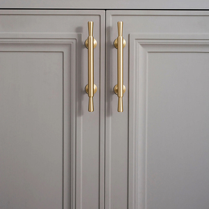 Wholesale Kitchen Cabinet Furniture Accessories <b>Gold</b> Furniture Handle Brass Handle Knob - Product Image 1