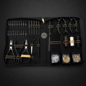 Luminex Weft <b>Tool</b> Kit Portable Hair Extension <b>Tools</b> Set with <b>Clips</b> and Accessories for Salon Use - Product Image 5