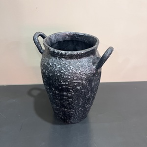 Artisan Design Decorative Aluminium <b>Vase</b> Home Decor Antique Finish From Uttar Pradesh FV595 - Product Image 2