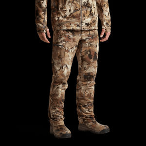 Pantalon de chasse décontracté pour homme, 100% polyester, tissu en toile, fermeture à glissière et boutons, poches avant, arrière et latérales, ceinture, pantalon de chasse - Product Image 3