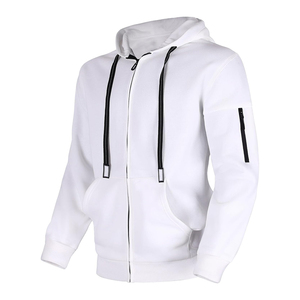 Sudadera con capucha y cremallera completa personalizada – 100% algodón premium, forro polar, color liso, cremallera completa, ajuste cómodo, OEM y marca privada - Product Image 3