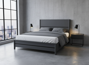 Cadre de lit en bois massif de mangue moderne de qualité supérieure, meubles de chambre écologiques, fabrication artisanale directe d'usine, OEM ODM en gros - Product Image 4