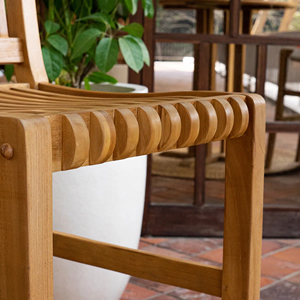 Muebles de Teca para Exteriores, Modernos, Impermeables, Juego de Mesa de Bar para Exteriores de Teca, Muebles de Madera Maciza de Teca con Cojines - Brosky - Product Image 6