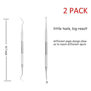 Dog Teeth <b>Cleaning</b> Tools Stainless Steel Double Head Pet Dental <b>Scraper</b> Scaler Professional Canine Tartar Remover Plaque - Product Image 6