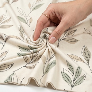 Tissu extensible en jersey imprimé numérique personnalisé en <span class=keywords><strong>bambou</strong></span> et élasthanne 180 GSM pour vêtements de nuit, t-shirts et vêtements pour bébés - Product Image 5