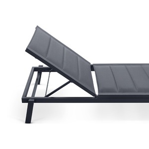 Chaise longue d'extérieur moderne avec structure en acier et coussin en oléfine pour usage en terrasse - Product Image 6