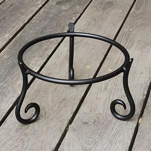 Customized Size Planter <b>Stand</b> Newest Design Irregular Shape Black Powder Coated Iron <b>Plant</b> <b>Stand</b> For Wholesale Supplier - Product Image 3