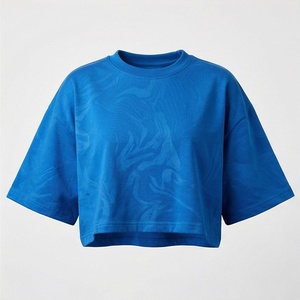 Camiseta Corta para Mujer, Chaleco con Logotipo Personalizado, Top Deportivo de Yoga para Verano, Ropa Deportiva Premium Informal, Color Personalizado - Product Image 1