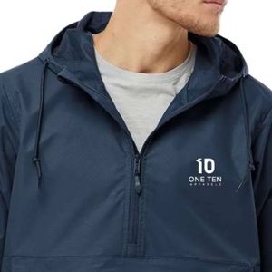 Men's Hooded Water Resistant Windbreaker Anorak <b>Jacket</b> Breathable Lightweight Outerwear for Outdoor Activities and Daily Fashion - Product Image 4