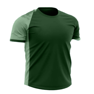 Maillot de football pour homme, couleur marron, à blocs de couleurs, manches courtes, col en V, évacuation de l'humidité, coupe classique, 100% polyester, impression numérique, tout est imprimé - Product Image 3