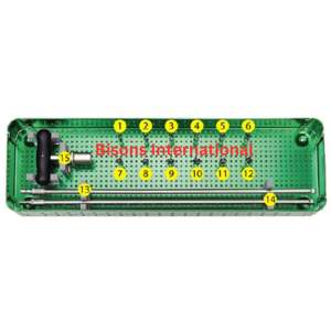 BISONS - Juego de Escariadores Quirúrgicos Manuales de Acero Inoxidable de 47 cm, Escariadores Rígidos Canulados Ortopédicos de Acoplamiento Rápido, CE - Product Image 3