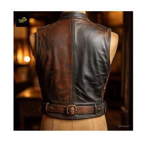 Chaleco de Cuero Genuino Champ King para Mujer, Clásico, Duradero, Elegante y Atemporal - Product Image 2