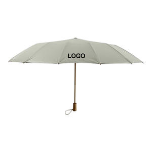 Paraguas Compacto Manual de 21 Pulgadas, Resistente al Viento, Diseño Plegable de 3 Secciones, Estilo Japonés con Flores, Protección Solar y de Lluvia, Logotipo Personalizable - Product Image 1