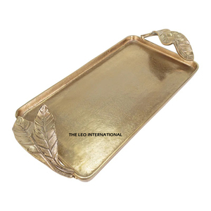 Lot de 3 plateaux de service créatifs en forme de feuille pour desserts, fruits secs et collations, pour la maison, les mariages et les fêtes - Product Image 6