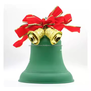 Campana de Navidad de aluminio Decoraciones Carillón de viento de metal personalizado Adornos colgantes Regalos de vacaciones - Product Image 5