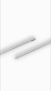 Pulsera de tenis de 12 quilates de plata 925 al por mayor, fabricante y proveedor de joyería fina OEM, diamante redondo alargado de cuatro puntas cultivado en laboratorio - Product Image 2