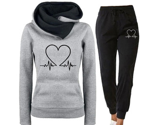 Survêtement décontracté léger et respirant pour femme, sweat à capuche, sport, loisirs, jogging, automne-hiver - Product Image 4