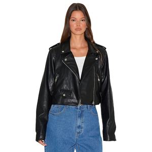 Nouvelle veste de moto en polyester surdimensionnée pour femmes, tricotée, respirante - Product Image 1