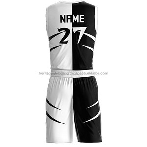 ชุดกีฬาบาสเก็ตบอลชุดบาสเก็ตบอลหมายเลขโลโก้ของทีมออกแบบได้ตามต้องการ - Product Image 5