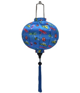 Farol de Seda Vietnamita Azul, Hecho a Mano, Decoración Luminosa de Tela de Seda para Fiestas, Bodas, Decoración Interior y Exterior - Product Image 2