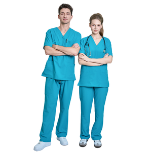 BON PRIX Bons gommages infirmières mignon uniforme médical coton hôpital clinique soins de santé PERSONNALISER design-Usine FMF VN Coton - Product Image 3