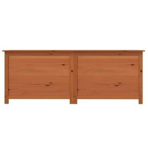 Caja de Almacenamiento Rectangular Mediana, de Madera de Abeto Sólido Marrón, para Cojines - Product Image 3