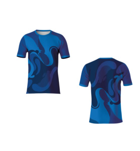 เสื้อยืดซับลิเมชั่นแบบยูนิเซ็กซ์ ดีไซน์พิมพ์ลายทั้งตัวทันสมัย สวมใส่สบาย ระบายเหงื่อได้ดี เหมาะสำหรับเล่นกีฬาและแฟชั่น - Product Image 4