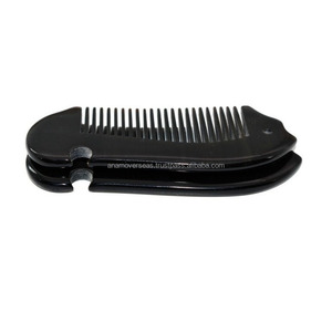 Peine de Cuerno de Vaca Natural Ecológico, Peine para Cabello con Dientes Suaves - Product Image 1