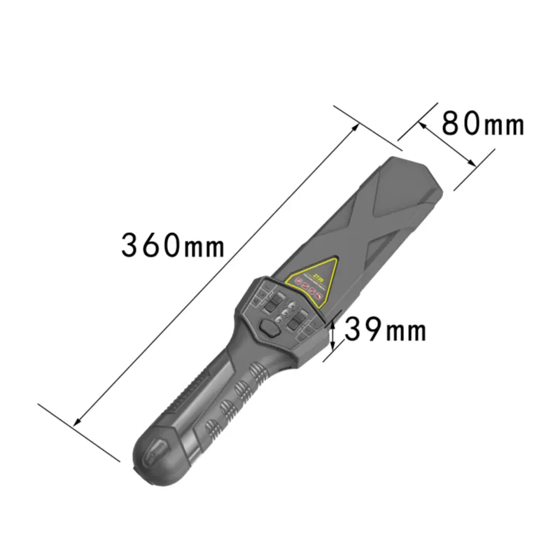 BOTAR Z720 हवाई अड्डों की सुरक्षा मेटल डिटेक्टर निरीक्षण स्कैनर की छड़ी सुरक्षा स्कैनर हाथ की छड़ी धातु डिटेक्टर