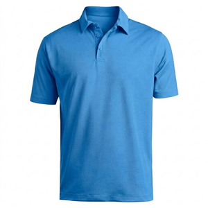 Chemises polo en polyester personnalisées pour hommes, vêtements de golf, chemise de sport à séchage rapide, haut d'entraînement respirant, chemise polo décontractée - Product Image 1