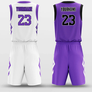 Uniforme de basketball réversible confortable et respirant, sans manches, personnalisable, de haute qualité, service OEM, en vente - Product Image 2