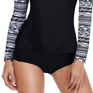 Long Wholesale Swimming Wear Clothing <b>Full</b> Sleeve Rash Guard Suit Swimwear Tops Rash Guard Top - Product Image 4
