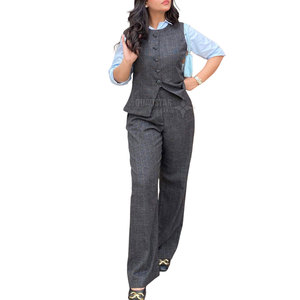 Conjunto de 2 Piezas para Mujer, Estilo Casual, para Uso Diario, Invierno, Color Sólido, Alta Calidad, Venta al Por Mayor - Product Image 1