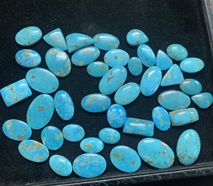 Turquoise Naturelle Cabochon Pierre Précieuse Non Montée Certifiée IGI Haute Qualité Bleu Formes Variées RIDA CREATIONS Taille Personnalisable pour - Product Image 3
