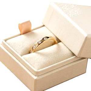 DEF Color VS VVS Clarity IGI Certified 10K 14K 18K Solid Gold Round Lab Grown Diamond Wedding Band Five Stone Band <b>Proposal</b> <b>Ring</b> - Product Image 1