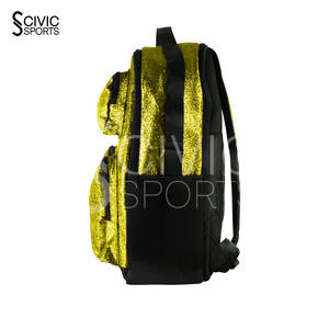 กระเป๋าเป้เชียร์ลีดเดอร์แบบมีกลิตเตอร์ ปักโลโก้ด้วยหิน  พร้อมปักชื่อและสีตามสั่ง สำหรับกระเป๋าเชียร์ลีดเดอร์และกระเป๋าเป้นักเรียน - Product Image 5