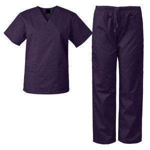 OEM Men's Medical Scrub <b>Top</b> Fashion V-Neck Nurse Hospital and Dental Clinic Staff Uniform Suits - Product Image 6