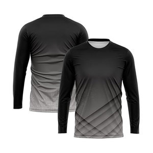 Affordable Price Custom Long Sleeve Basketball Soccer Football Shooting T-<b>Shirt</b> For Adults And Kids - Product Image 2