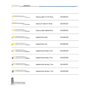 Ensemble d'électrodes urologiques en acier inoxydable de qualité supérieure pour l'élimination des tissus prostataires, boucles de découpe bipolaires et monopolaires manuelles haute fréquence - Product Image 3
