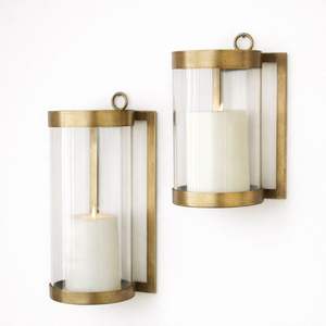 Juego de Apliques de Pared de Metal Negro Contemporáneo con Cristal, Diseño Cerrado, Brillo Seguro, Decoración Elegante para Interiores y Exteriores - Product Image 4