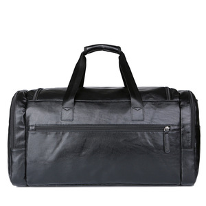 Custom logo Luxury Sports Bulk Fashion Men Leather Fitness Weekend <b>Overnight</b> Waterproof Sports Gym <b>Bag</b> Duffle Duffel Travel <b>Bag</b> - Product Image 3