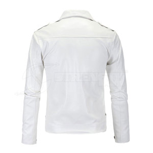 New Fashion <b>Men</b> <b>Leather</b> Jacket Windproof <b>Leather</b> Jacket Hot Selling <b>Men</b> Clothing <b>Leather</b> Jacket - Product Image 2